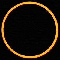 Annular Solar Eclipse at Maximum (click to enlarge)